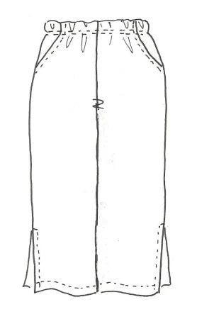 Your Fabric - Crop Pant with Slits