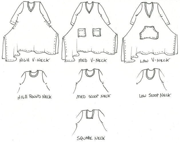 Your Fabric - Drippy Hem Tunic