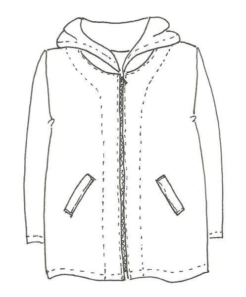 Hooded Jacket - straight cut