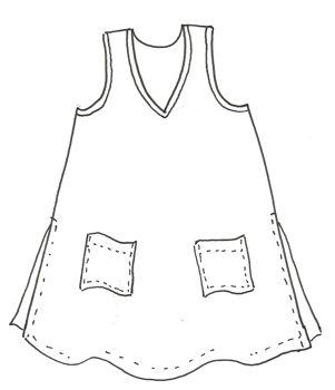 Long V-Neck Tank