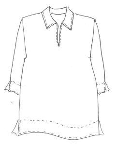 Wing Collar Tunic