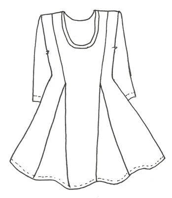 Gored Trapeze Tunic