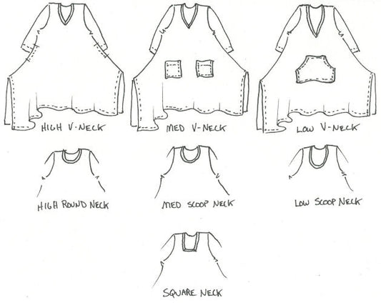 Your Fabric - Drippy Hem Tunic