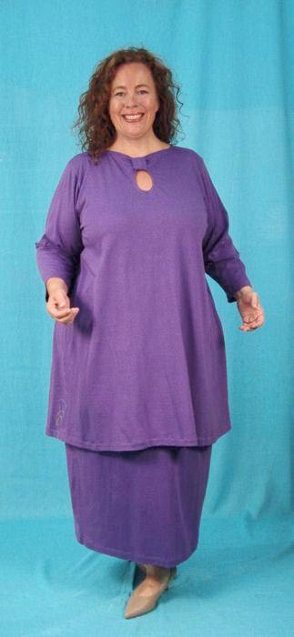Reversible Peek-a-boo Neck Tunic