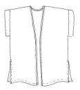 Open Front Caftan Mesh Cover Up
