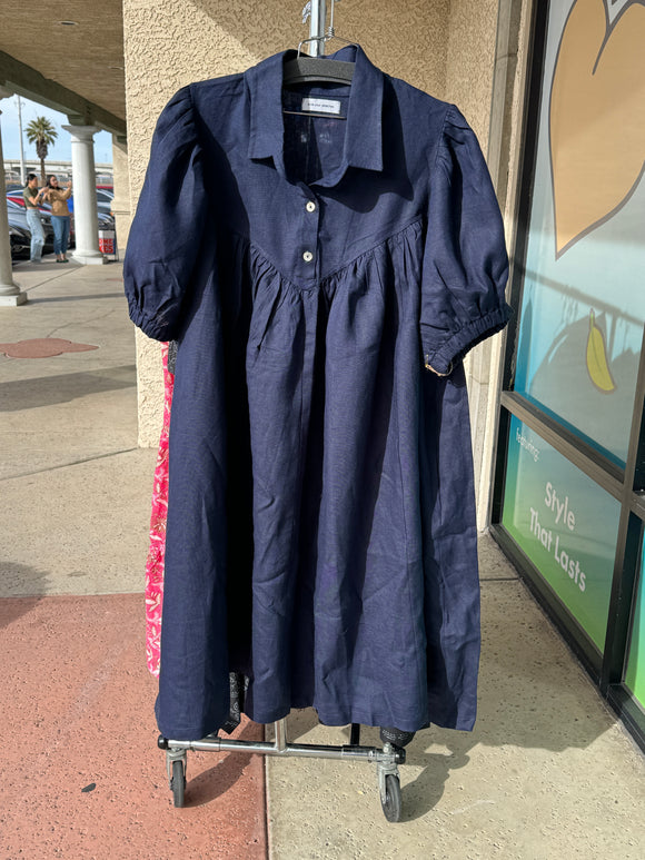 Puff Sleeve Panama Tunic/Dress 32 - 5x