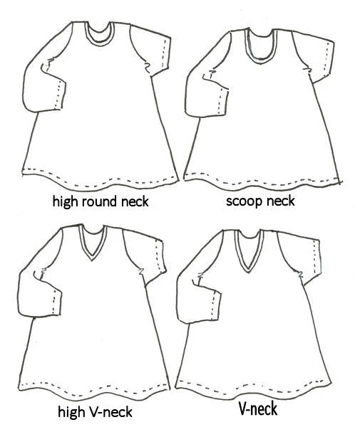 Your Fabric- A-line Big Tee - Narrow Shoulders
