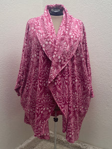 Cozy Coat - size Large - Pink Baroque