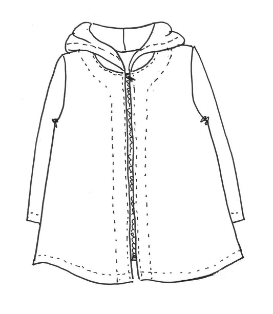 Your Fabric - Hooded Jacket - A-line
