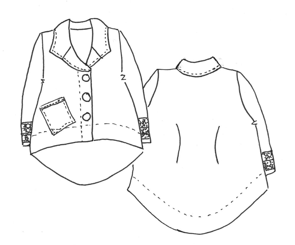 Dharma Jacket with Embroidered Trim