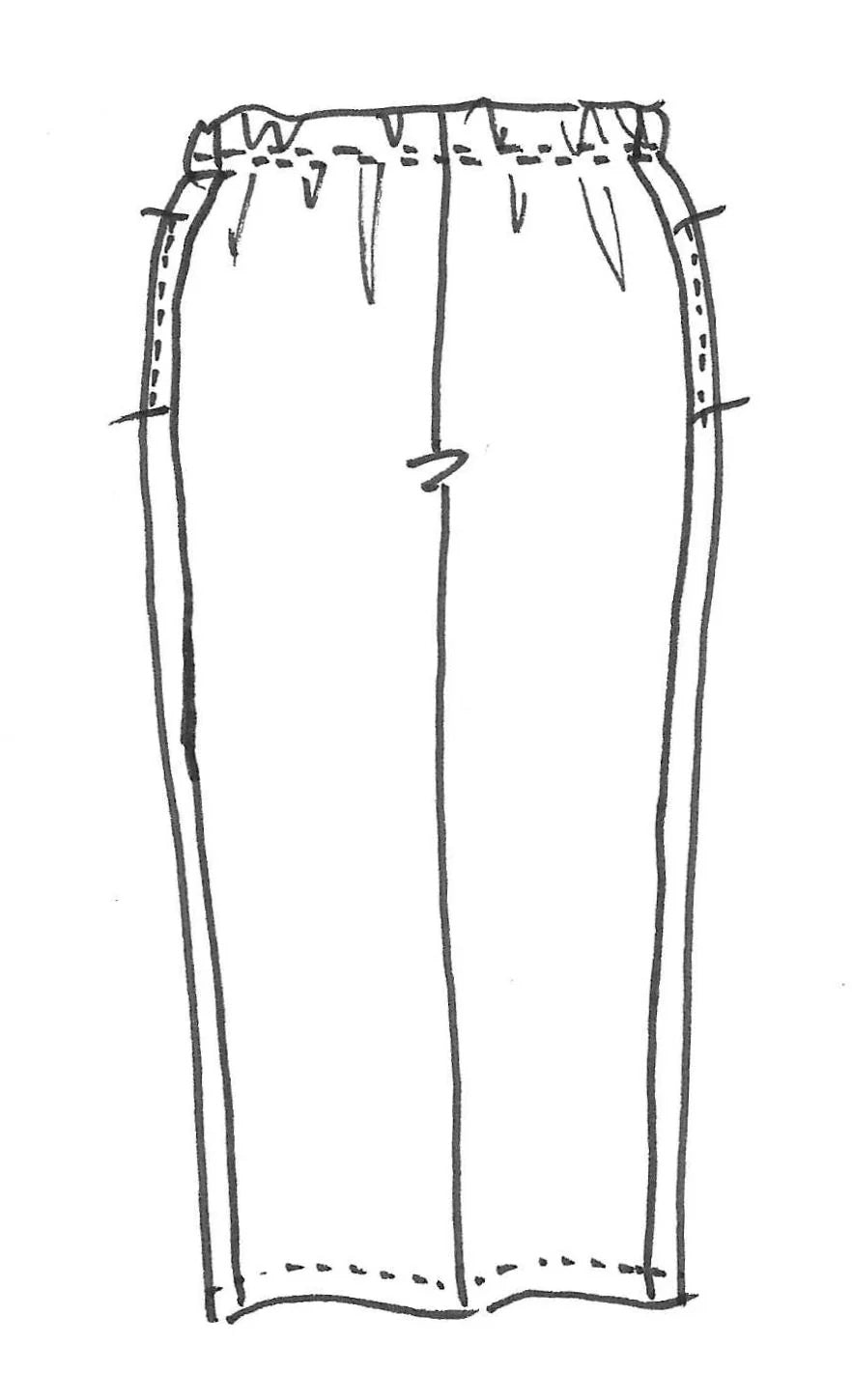 Crop Track Pant with stripes