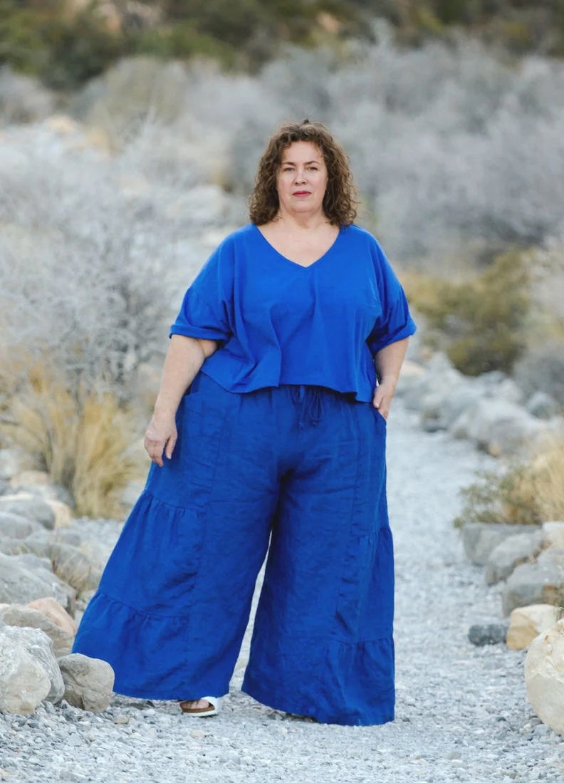 Tiered Palazzo Pant