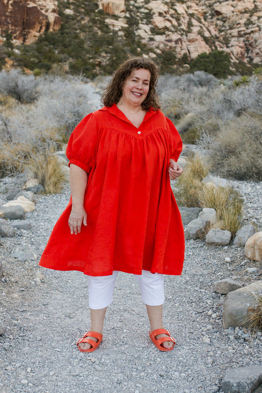 Puff Sleeve Panama Tunic