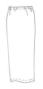 Slightly Tapered Skirt