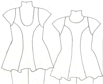 Flirty Swimdress, sleeveless