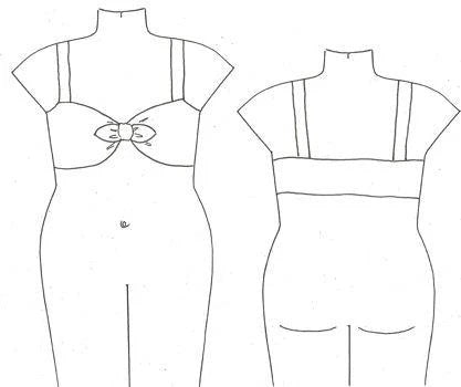 Bandeau Style Bra Top