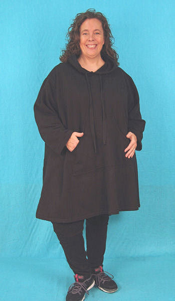 Hoodie Tunics, A-line - hood and collar variations