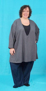 Essential A-line Tunic Top - multiple necklines and fabrics
