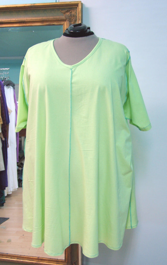 Swing Tunic with reverse seaming