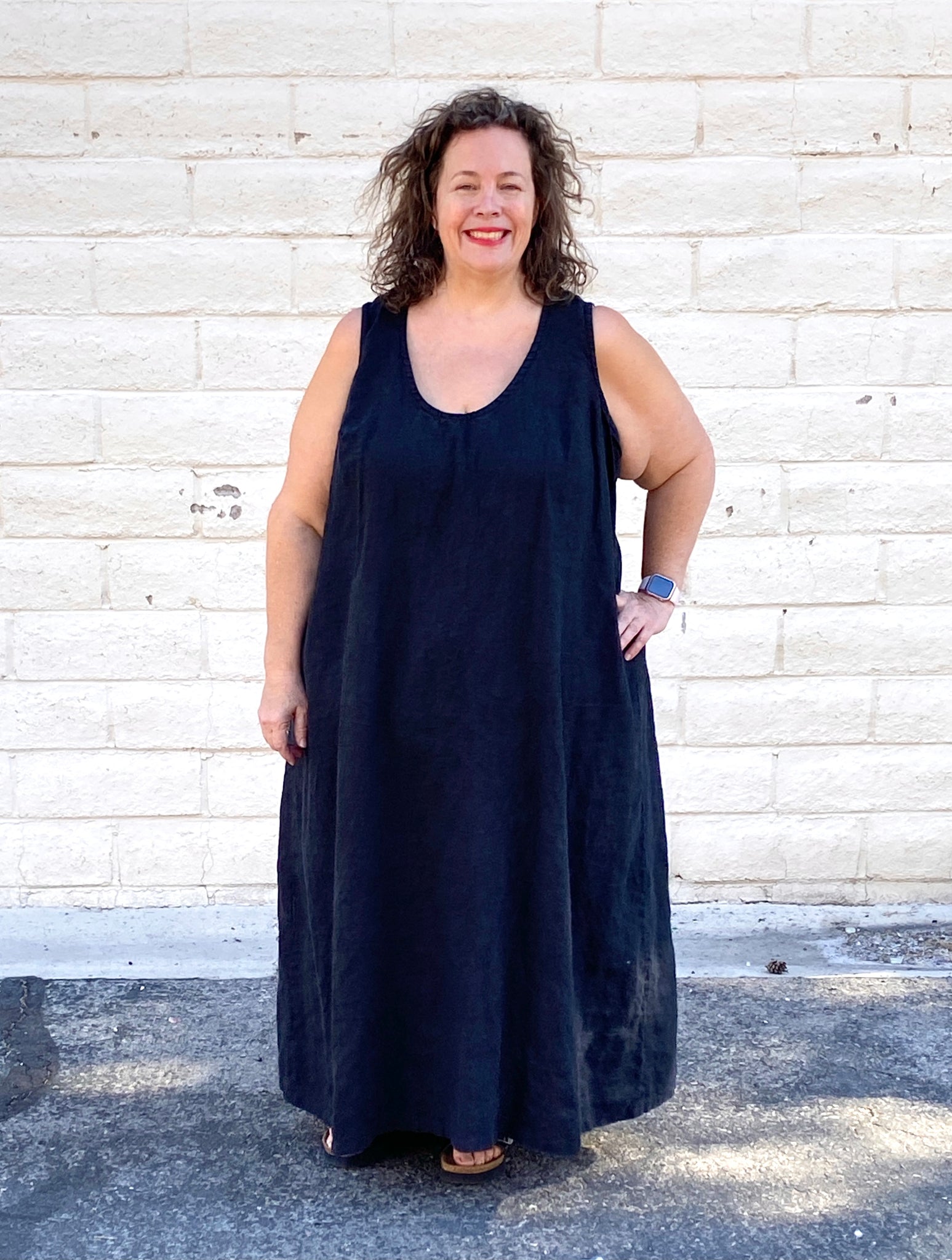tank dress a line Boston Proper - Navy Blue - Tank A-Line Dress