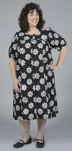 Classic Panama Dress with Button Front - multiple fabrics