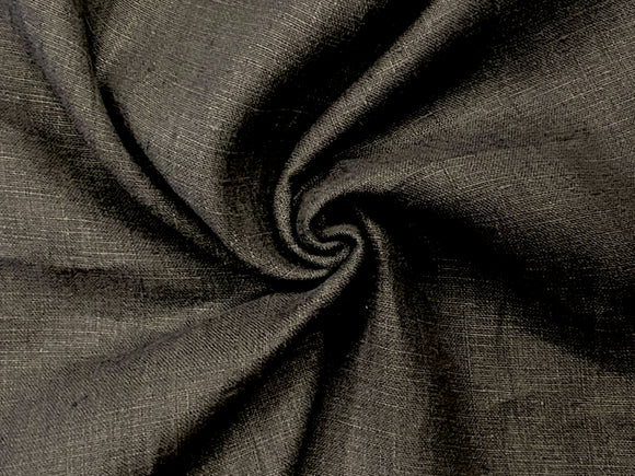 L5 - Linen - rustic weave - black *****