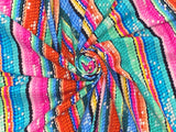 SW - Swimsuit Fabric - sequin print stripe