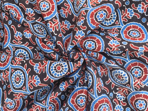 C26.7 - Hand Printed Cotton Cambric - Marrakesh ***