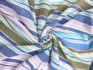 C26.1 - Woven Cotton - varigated stripe **